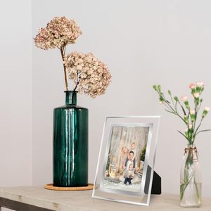 Cadre photo en verre personnalisé en or et argent pour mariages, maisons et bureaux - Affichage photo de haute qualité - Product Image 6