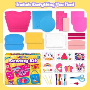 Kit di <span class=keywords><strong>Attività</strong></span> Educativo per Bambini con Unicorno Arcobaleno, Forniture per Artigianato Personalizzate, Borsa in Feltro Fai-da-Te - Product Image 4