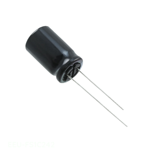 Condensador de Canal de Fabricante, Aluminio, 2400uF, 20%, 16V, Radial, EEU-FS1C242, de Orificio Pasante, 2400 uF - Product Image 1