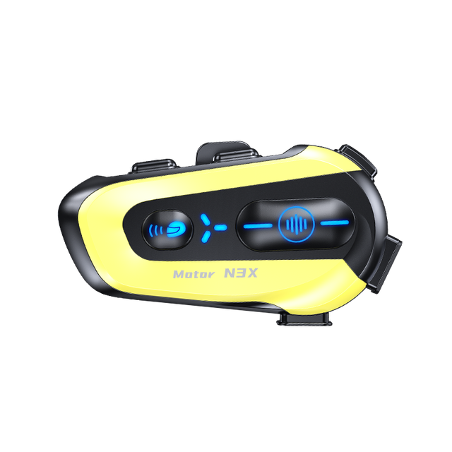 N3X Motorcycle Helmet Bluetooth Headset 300M Intercom Noise Cancellation Helmet Speakers Soft/Hard Mic IPX6 Waterproof Headphone