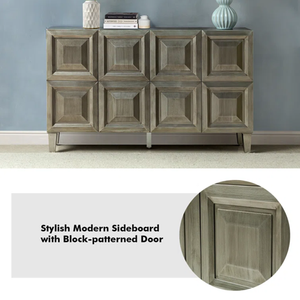 Fabricante colección muebles 58 ''moderno personalizado mejor calidad aparador de madera para comedor y sala de estar decoración del hogar - Product Image 5