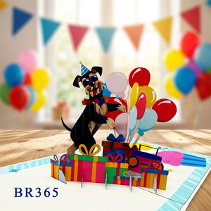 Carte d'anniversaire personnalisée avec fleurs, faite à la main, carte pop-up 3D, impression offset, artisanat du papier vietnamien, Saint-Valentin, fête des mères - Product Image 1