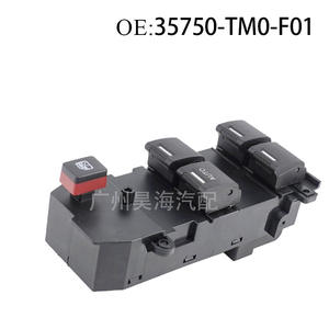 Interruptor de Elevalunas Eléctrico 35750-TM0-F01 para Honda City Fit, Material ABS para Elevalunas Eléctricos - Product Image 4