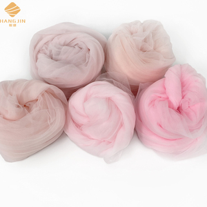 Wholesale 100% NYLON Illusion Tulle Mesh Fabric pink Color Tulle <strong>Net</strong> for Tutu Dress Children's Skirt DIY - Product Image 3