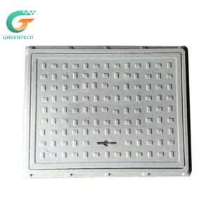 고강도 강화 플라스틱 맨홀 커버 사각 FRP 장식 맨홀 커버 - Product Image 1