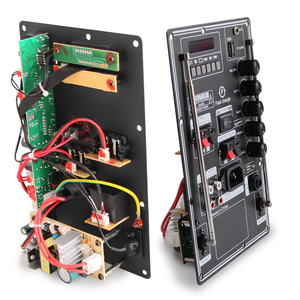 Amplificateur vocal extérieur Craftsman avec micro sans fil FM, alimentation double 12V/220V, charge rapide, carte d'amplification karaoké - Product Image 6