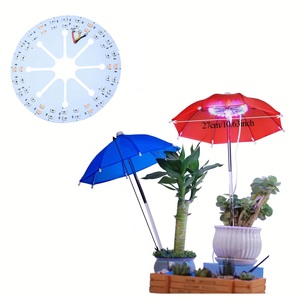 Paraguas de estaca LED de flores artificiales, luces de cultivo, luces de decoración de parque para estacas de plantas, mejora de jardinería al aire libre - Product Image 3