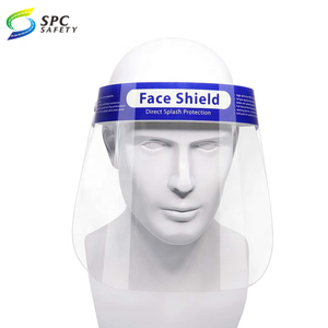 Donna uomo industriale quotidiano anti splash plastica trasparente protezione per il viso protezione visiera visiera con montatura per occhiali - Product Image 6