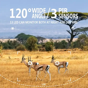 Lasershot mới ngoài trời ma săn bắn Đường Mòn động vật 4K WIFI máy ảnh với IP66 không thấm nước Full HD CMOS Trò chơi thử nghiệm máy ảnh - Product Image 5