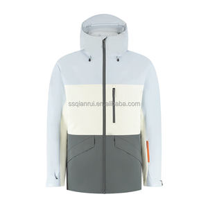 定制男士保暖登山夹克 - 防水滑雪风衣，带兜帽，适合滑雪板和冬季运动户外硬壳夹克 - Product Image 5