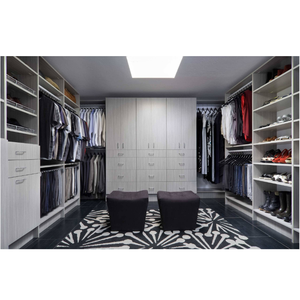 Tối đa hóa không gian tùy chỉnh được xây dựng phòng Tủ thiết kế phù hợp đi bộ trong tủ quần áo Swing cửa trong tủ quần áo cao cấp bespoke cabinetry - Product Image 2