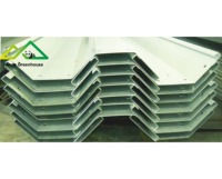 Accessoires et gouttières pour serres agricoles Pandagreenhouse, composants métalliques en zinc aluminisé, fabrication sur mesure