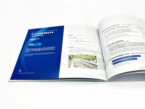 High Quality Wholesale Color Design Offset Saddle Stitch Bind Booklet Book Brochure Custom Catalogue Catalog Printing