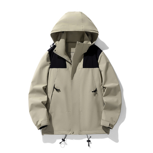 Winter <strong>Jacket</strong> Custom Logo Quilted Hooded Coat <strong>Waterproof</strong> Windproof Unisex Outdoor <strong>Fleece</strong> <strong>Lined</strong> Anti-Bacterial - Product Image 2