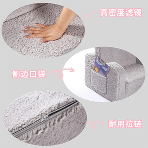 Children's Folding <b>Sofa</b> Grey Foldable Nap Chair Reading Corner For <b>Kids</b> Age 2 And Above - Product Image 4