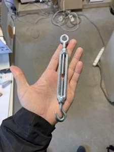 Tendeur, de haute qualité gréement galvanisé à chaud Type US avec oeil et <span class=keywords><strong>crochet</strong></span> forgé tendeur, CE,ISO9001:2015 ISO9001 - Product Image 5