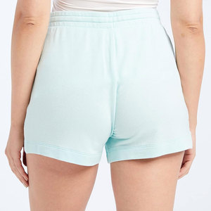 Shorts décontractés pour femmes en toile de coton et polyester de couleur unie, de haute qualité, vente en gros, sur mesure, été, taille mi-haute avec cordon de serrage - Product Image 4