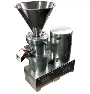 Small Commercial Peanut Butter Almond Sesame Seeds Paste Sauce Nut Butter Maker Making Mill Milling Grinder Grinding Machine