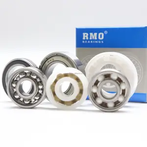 Plastic Roulement 602 604 605 625 606 686 626 607 688 609 689 Rolamentos 608 Bearing Skateboard Hybrid Full Ceramic Bearing 608