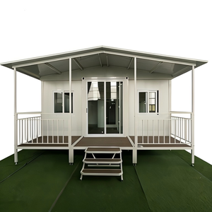 Container Espandibile di Lusso da 20-40 Piedi, Prefabbricato, con Design a Doppia Ala Pieghevole, Casa Moderna in Acciaio con Camera da Letto, Bagno e <span class=keywords><strong>Negozi</strong></span> - Product Image 1