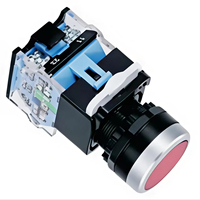 Interrupteur à bouton-poussoir de 22 mm LA38-11GN Momentané 1NO1NC IP65 10A 660V à bornes à vis PC+Nylon PA66 pour panneau industriel ZYINTAI CE