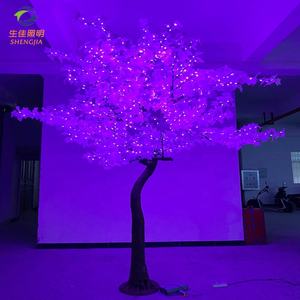 热卖美国 110V 室外人工 led 装饰花园圣诞树灯 led 枫树照明 - Product Image 2
