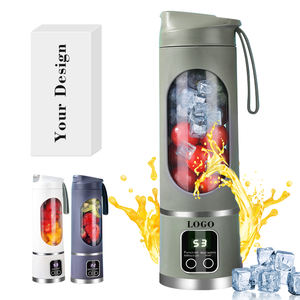 Licuadora Personal Inalámbrica Recargable por USB Tipo-C de 450 ml, Exprimidor Portátil con Pantalla de Energía - Product Image 1