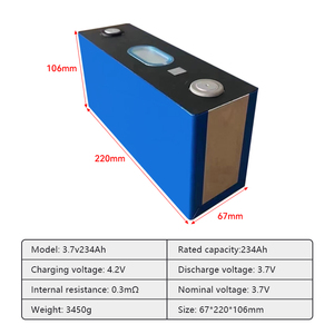 ระบบพลังงาน 3.7V 153ah แบตเตอรี่แบบแท่งปริซึม CATL ชาร์จได้ แบตเตอรี่ NCM NMC 180ah แบตเตอรี่ลิเธียมไอออน 3.7v - Product Image 4