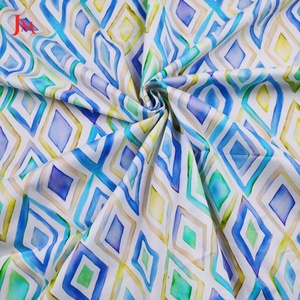 Tissu en coton popeline à motifs géométriques de haute qualité, impression numérique personnalisée pour <span class=keywords><strong>robe</strong></span> de <span class=keywords><strong>femme</strong></span> tendance - Product Image 5