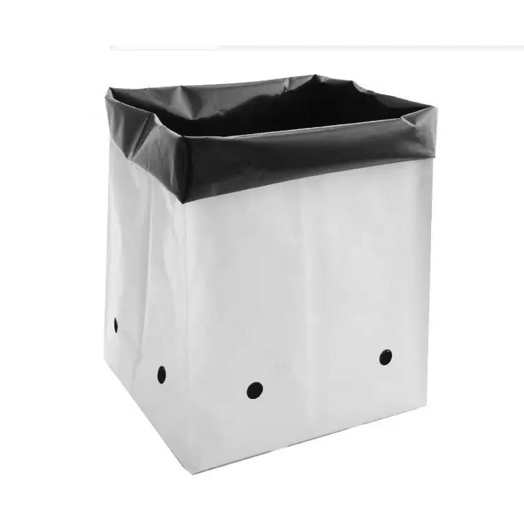 Serre de jardin stabilisée aux UV outils de culture de plantes sacs de culture en plastique pot en plastique poly sac de 5 à 7 gallons