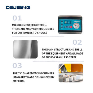 Scelleuse <span class=keywords><strong>sous</strong></span> <span class=keywords><strong>vide</strong></span> électrique à double chambre DZ600-2S pour la viande et la <span class=keywords><strong>conservation</strong></span> des aliments - Product Image 6