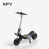 Trottinette électrique tout-terrain XFY à pneus larges de 12 pouces pour adulte, 1200W, avec éclairage LED pour la nuit - Prix de gros