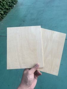 Plaques de contreplaqué peuplier non finies, panneaux de placage de bois pour découpe laser, artisanat DIY, modélisme - Product Image 1