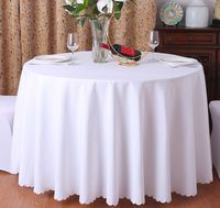 YC0320-15 Nappe Ronde Non Tissée pour Hôtels, Banquets et Mariages - Style Moderne, Anti-Huile et Imperméable, Personnalisable - Vente Chaude