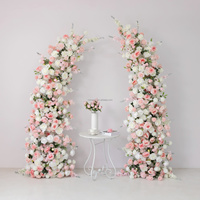 Support métallique réglable pour arche de fleurs artificielles, réutilisable et durable, pour toile de fond de mariage, photomaton, décoration de fête
