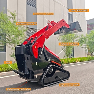 Minicargadora Compacta V1000 con Motor Diésel Kubota, Capacidad de Carga de 550 kg, Elevación <span class=keywords><strong>Vertical</strong></span>, Acoplador Rápido y Accesorios Hidráulicos - Product Image 2