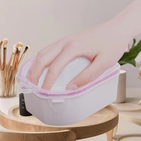 Bol à main pour manucure, ensemble de bols de gel, dissolvant de vernis à ongles pour salon de maison, bricolage, spa