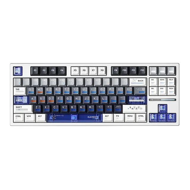ATK Z87 PRO  Semi-aluminum Mechanical Keyboard 87 Keys Full Key Hot-swappable Game Keyboard