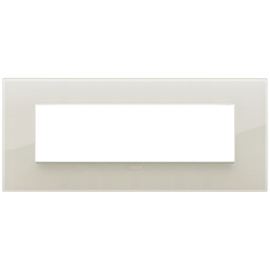 Vimar Classic 7M Reflex Ivory Plate 21 In Length Wall <b>Switch</b> - Product Image 1