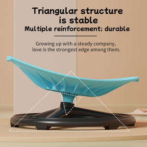 Silla Giratoria Sensorial con Base Metálica CZFIT para Niños con Autismo y Niños Pequeños - Silla de Entrenamiento Giratoria para Interiores, Ecológica y Duradera - Product Image 6