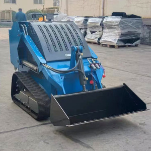 <strong>2026</strong> <strong>New</strong> China Factory 1ton 0.8ton <strong>Wheel</strong> Crawler Track Mini Skid Steer Loader With Epa Compact Blue Skid Steer Loader - Product Image 1