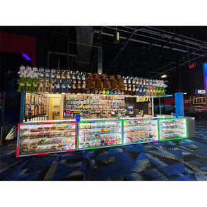 Vitrine de magasin de poupées, base colorée, <span class=keywords><strong>comptoir</strong></span> en verre, vitrine murale à vision complète, vitrine de magasin de jouets avec éclairage - Product Image 2