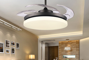 42 Inch Đóng Hình Tròn PCB Taobao 3 Màu LED Light Kit Trang Trí Quạt Trần Có Thể Thu Vào Với Ánh Sáng - Product Image 5