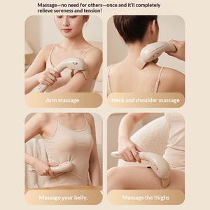 เครื่องนวดคอแบบใหม่ รูปทรงมนุษย์ นวดคลึงแบบ<span class=keywords><strong>มือ</strong></span> ด้ามจับยาว นวดคอ กระดูกสันหลังส่วนคอ ปรับระดับได้ นวดผ่อนคลายร่างกาย - Product Image 5