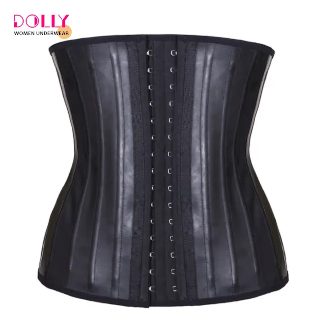 Colombianas Girdles Waist Cincher Pure Latex Corset 25 Steel Bone Waist Trainer