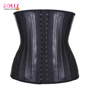 Corset de ceinture en acier et 25 baleines, bretelles colombiennes, en <span class=keywords><strong>Latex</strong></span> pur, entraîneur de taille - Product Image 1