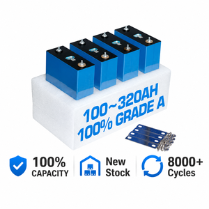 Batterie au lithium-ion phosphate de fer (LFP) semi-solide prismatique rechargeable 3,2 V à cycle long 100Ah 280Ah 320Ah 8000+ - Product Image 1