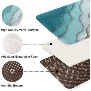 Abstract Summer Beach Bathroom <b>Accessory</b> Set 4 Pcs <b>Shower</b> Curtain with Rugs for Home Decor in Stock - Product Image 5