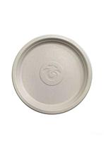 Assiette à dîner en fibre de coque de riz avec logo personnalisé, plusieurs tailles, biodégradable, écologique, jetable, sans BPA, vente en gros