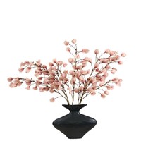 Matériaux floraux en tissu de soie artificielle haut de gamme, motif fruits de l'arbre de l'Érable chinois tombant, résistants aux UV, écologiques, pour fenêtre intérieure